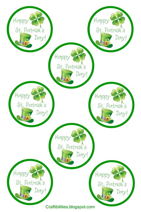 Free Printable St Patrick S Day Tags